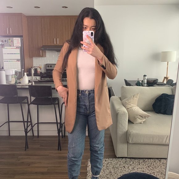 Ining Beige Blazer - Picture 1 of 4